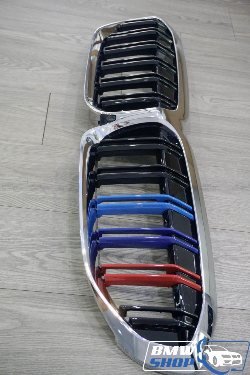 Mặt ca lăng BMW 3 Series G20 pre LCI M-Sport lan kép viền Crom