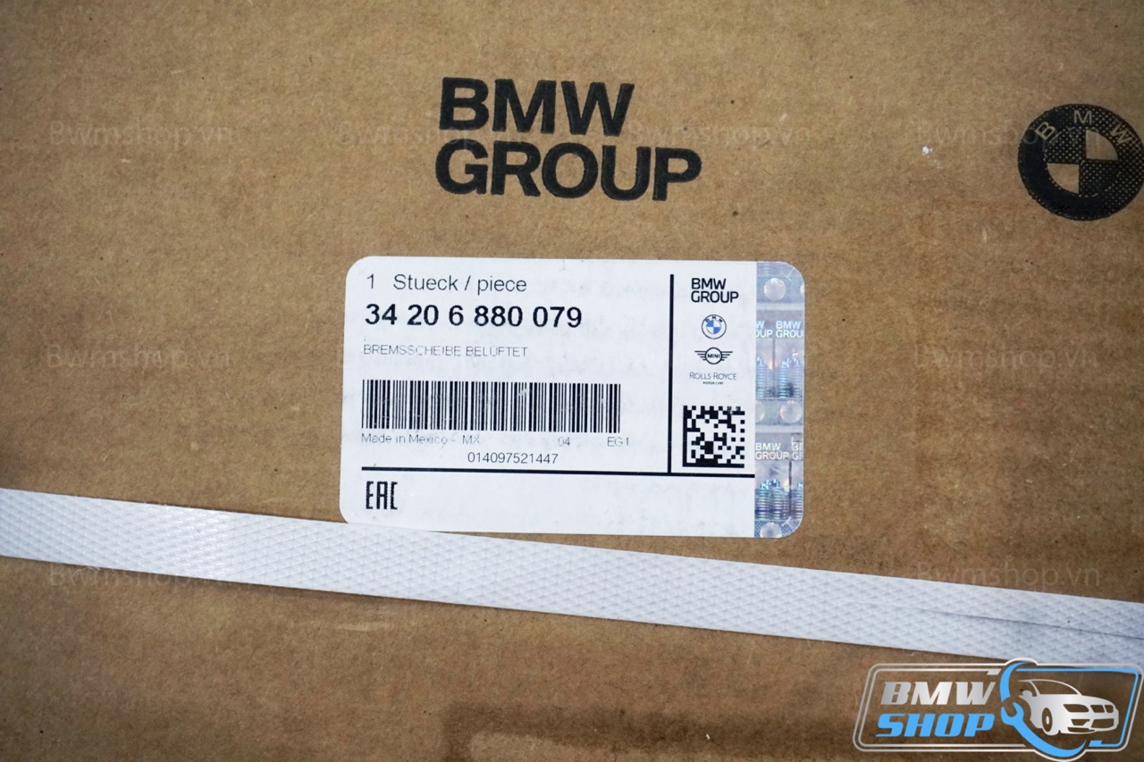 Đĩa Phanh Sau BMW 34206880079