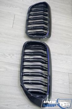 Mặt ca lăng BMW 5 Series G30 lan kép black (2018-2021)